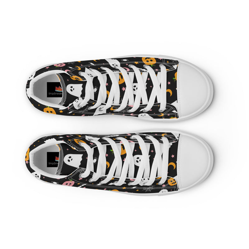 Halloween Night High Top #260 - Lifestyle Shot | HA!LO Canvas Sneakers