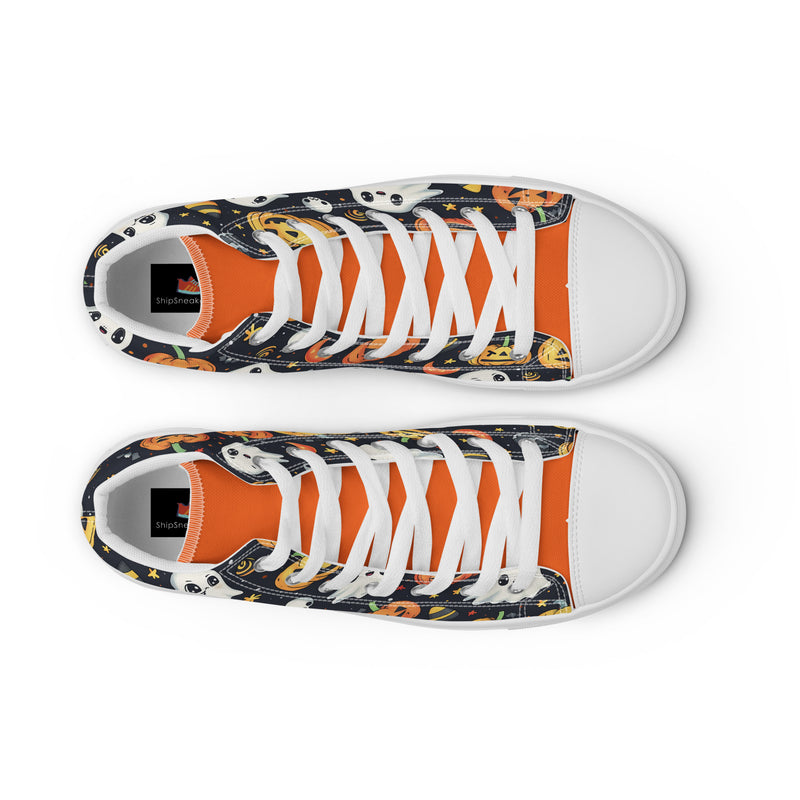 Halloween Dark High Top #264 - Lifestyle Shot | HA!LO Canvas Sneakers