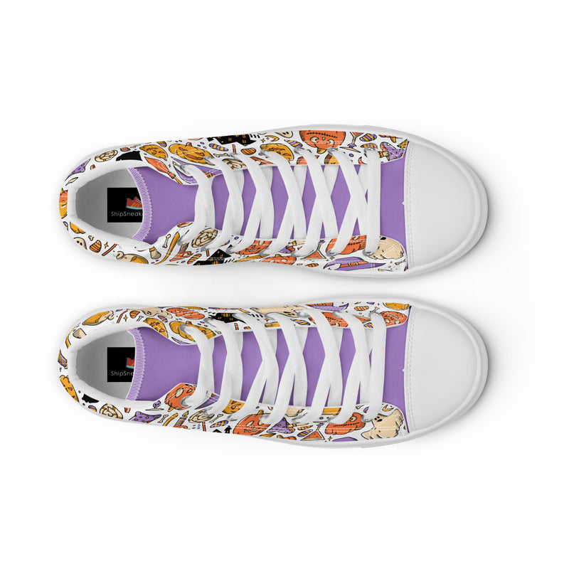 Halloween Candy High Top #269 - Lifestyle Shot | HA!LO Canvas Sneakers