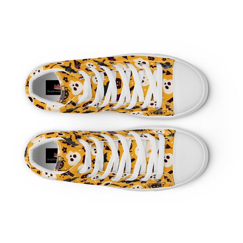 Leopard Print High Top #271 - Lifestyle Shot | HA!LO Canvas Sneakers