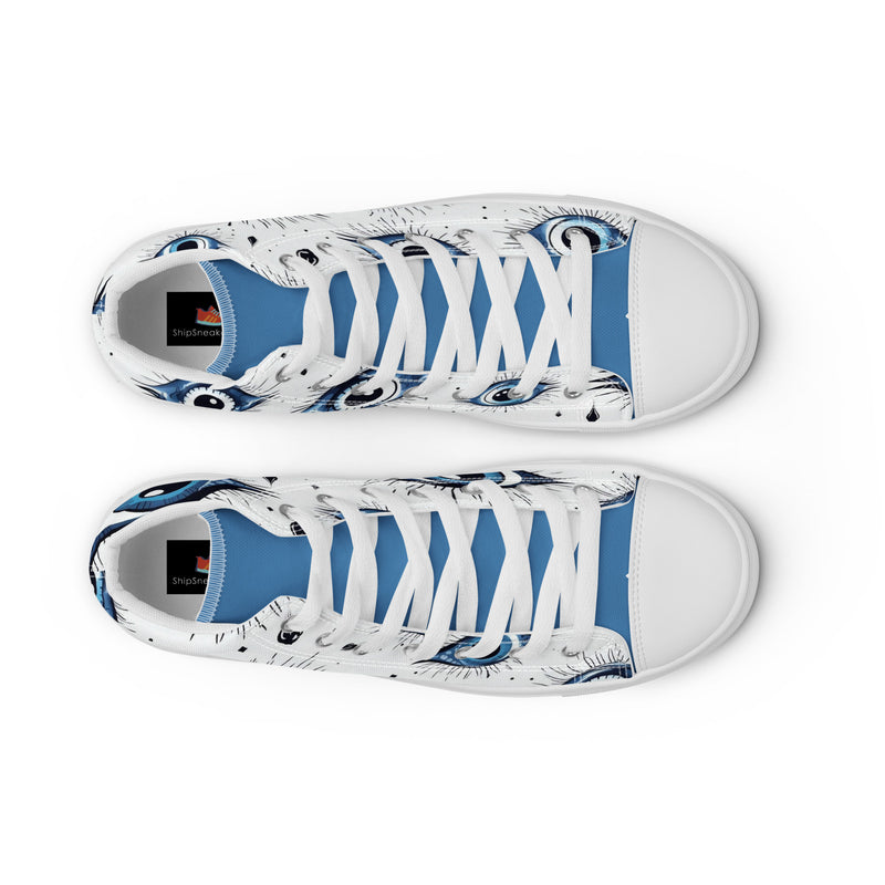 Halloween Evil Eye High Top #318 - Sole Detail | HA!LO Canvas Sneakers