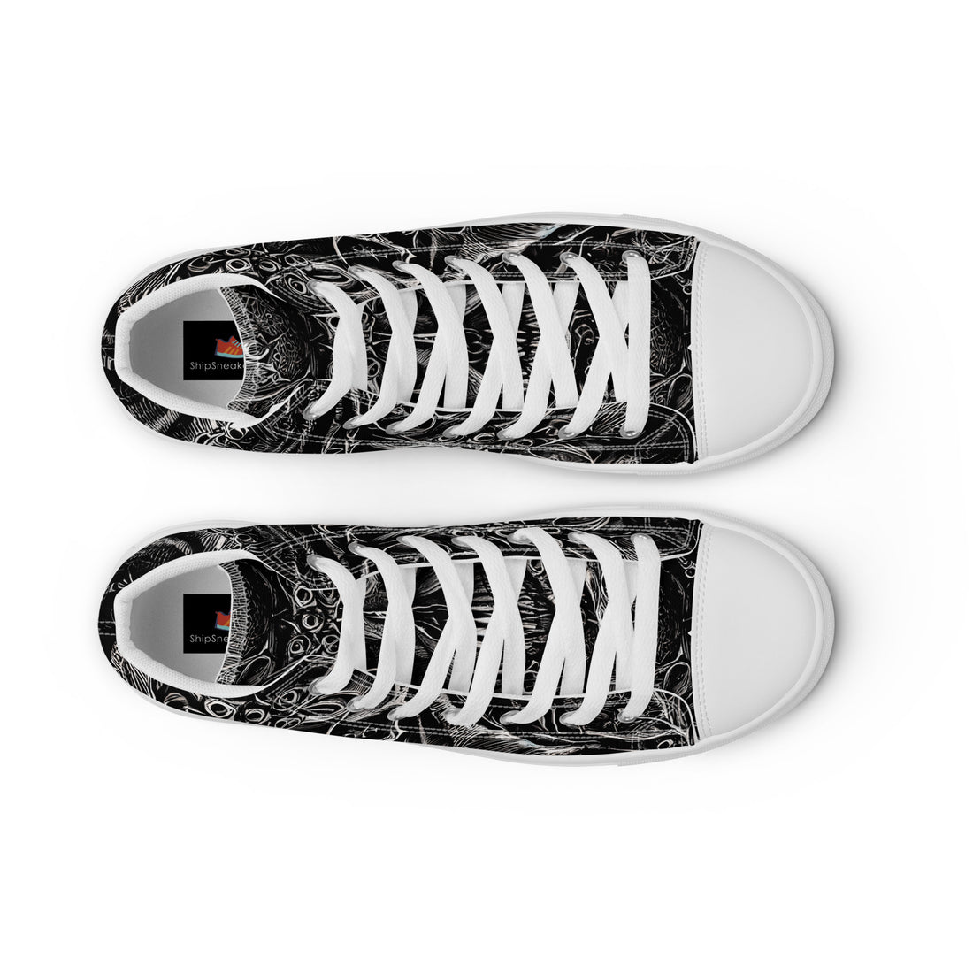 Men's Halloween Occult High Top Sneakers 326 - ShipSneakers.com
