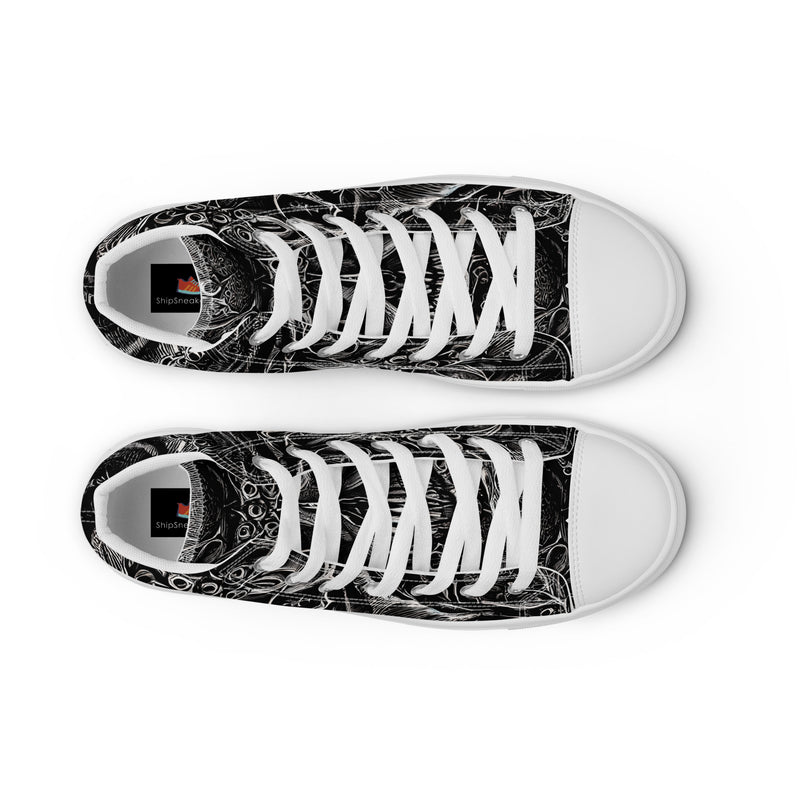 Halloween Occult High Top #330 - Sole Detail | HA!LO Canvas Sneakers