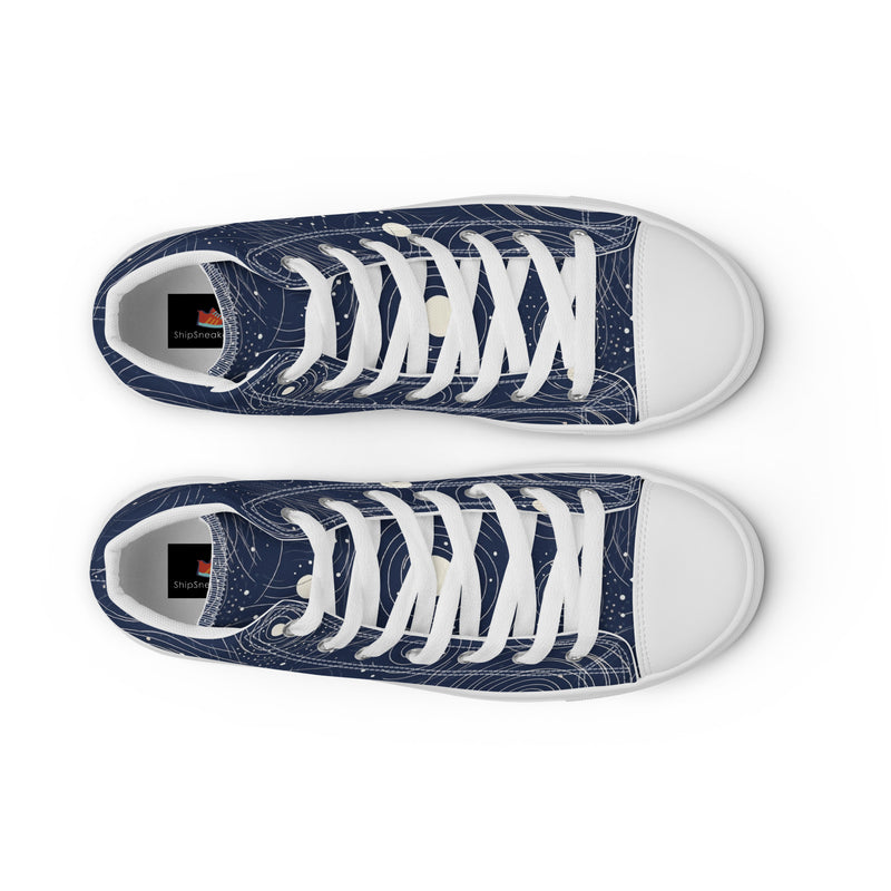 HA!LO Galaxy #352 — Men’s Canvas High Top