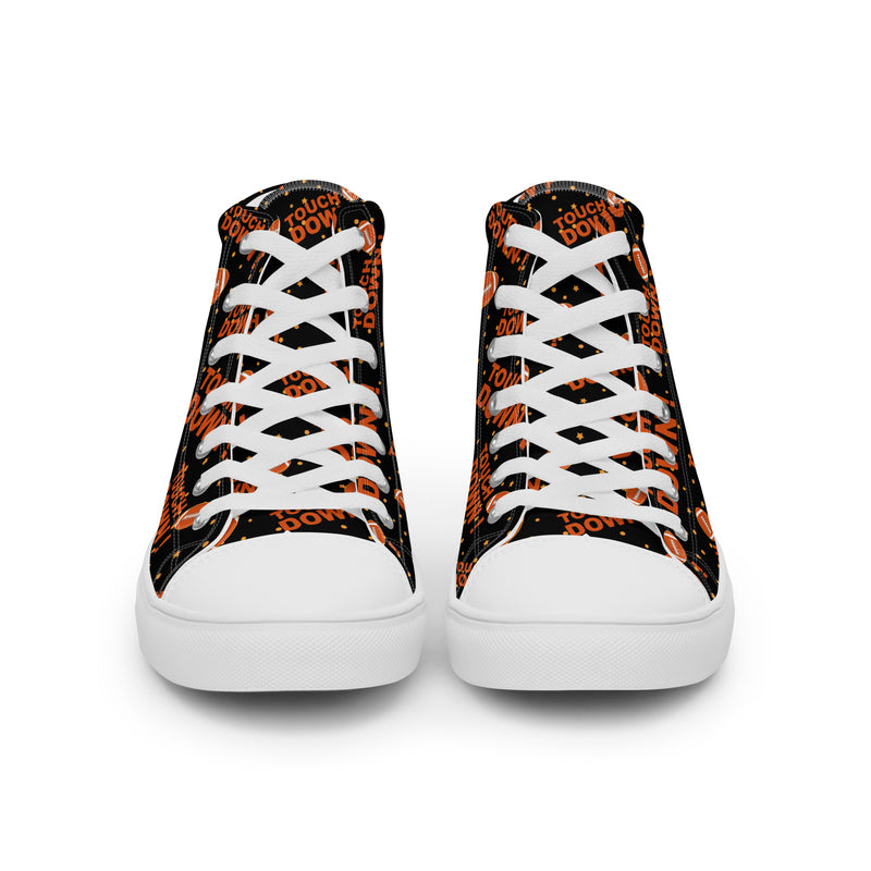 Touchdown High Top #216 - Close Up Detail | HA!LO Canvas Sneakers