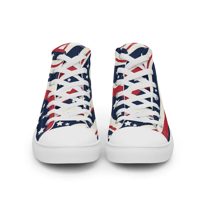 Americana Stars High Top #326 - Sole Detail | HA!LO Canvas Sneakers
