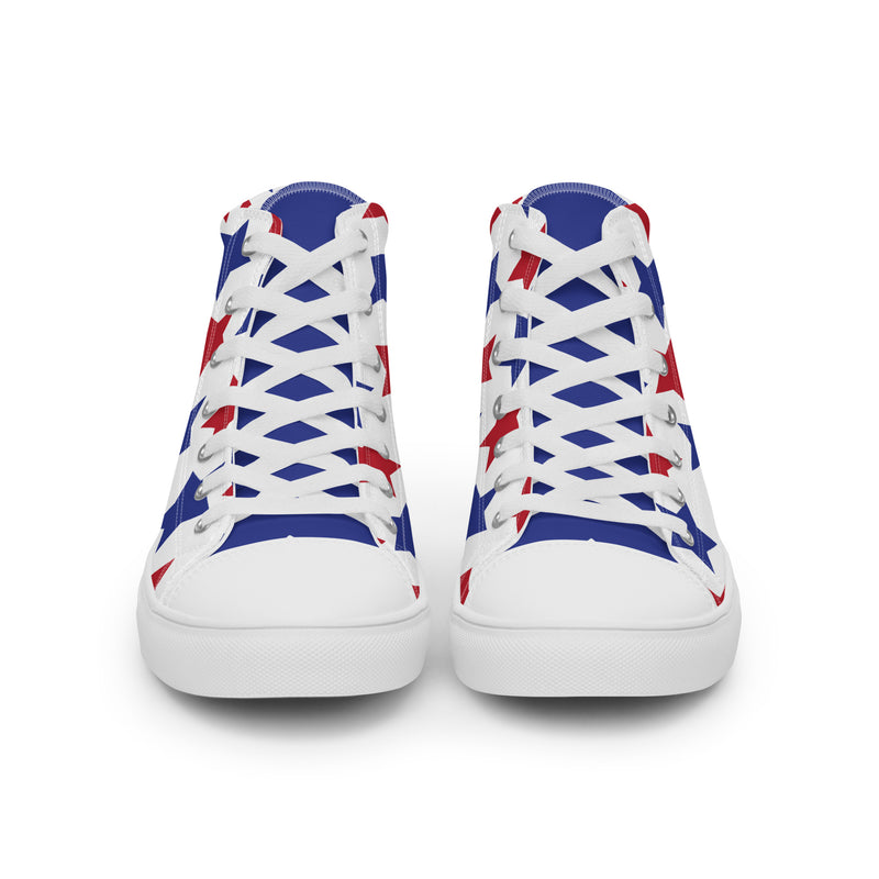 Patriot Star High Top #351 - Sole Detail | HA!LO Canvas Sneakers