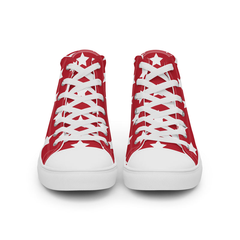 Red Star High Top #347 - Sole Detail | HA!LO Canvas Sneakers