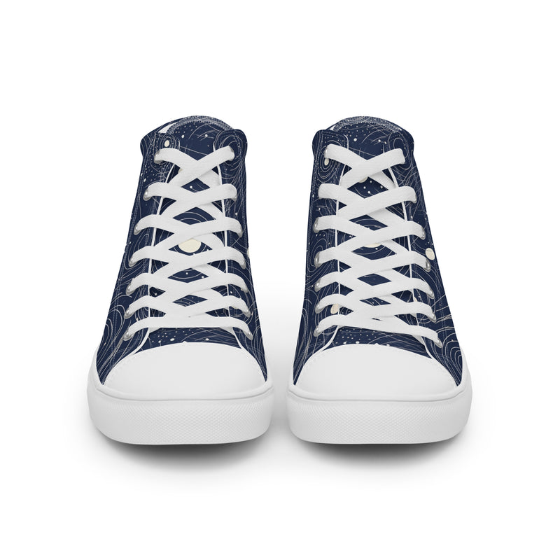 HA!LO Galaxy #352 — Men’s Canvas High Top