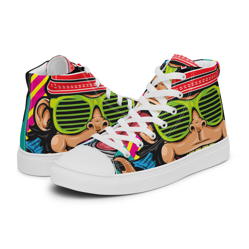 Party Bear High Top #63 - Canvas High Top Sneakers | HA!LO