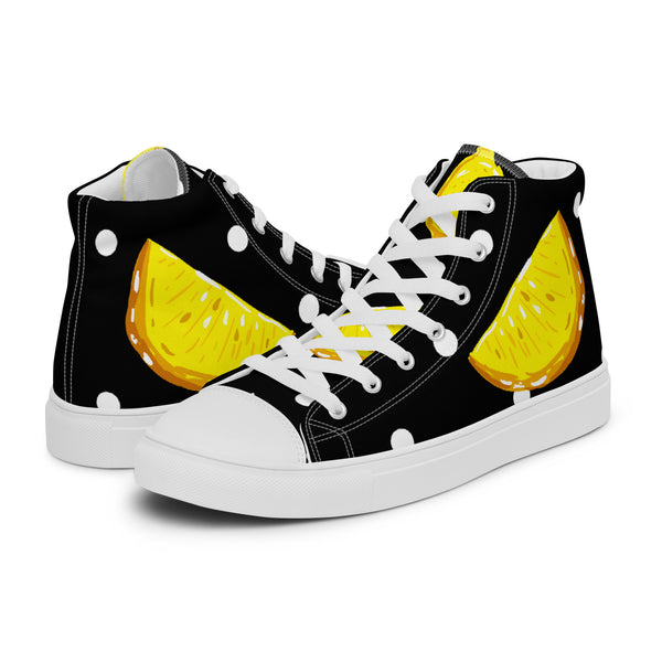 HA!LO Yellow Split #69 Men’s Canvas High Top Sneakers