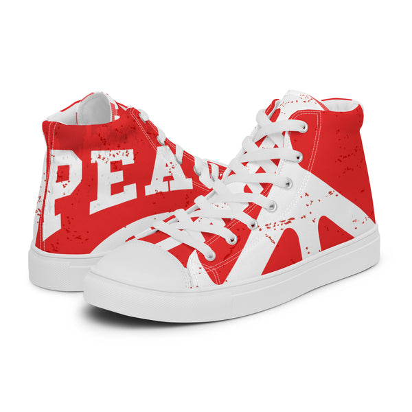 HA!LO Peace #71 Men’s Canvas High Top Sneakers