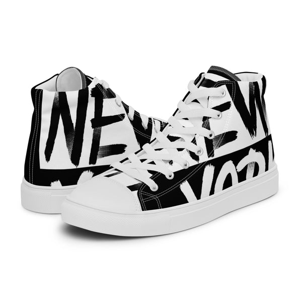 HA!LO New York #72 Men’s Canvas High Top Sneakers