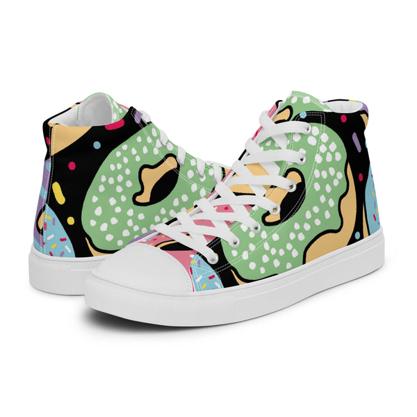 HA!LO Dino Doodle #82 Men’s Canvas High Top Sneakers