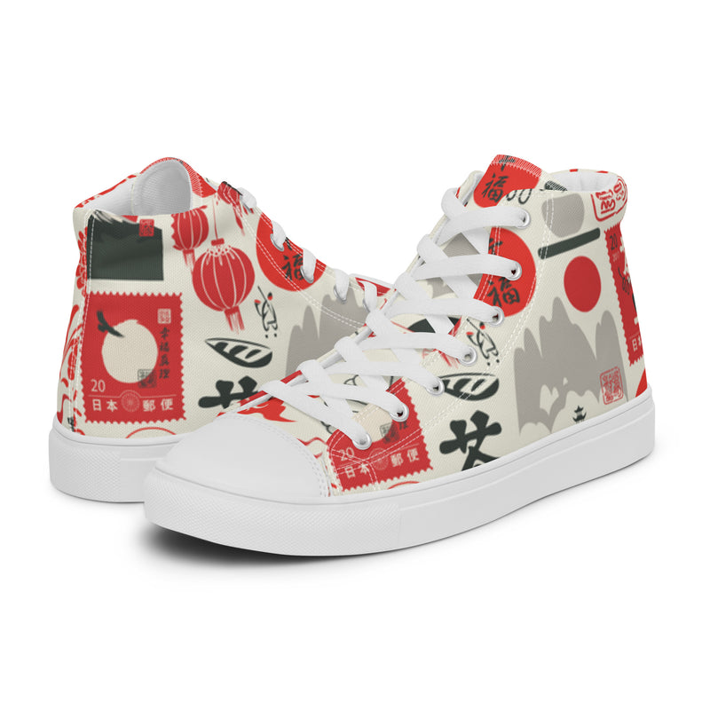 Retro Modern High Top #102 - Canvas High Top Sneakers | HA!LO