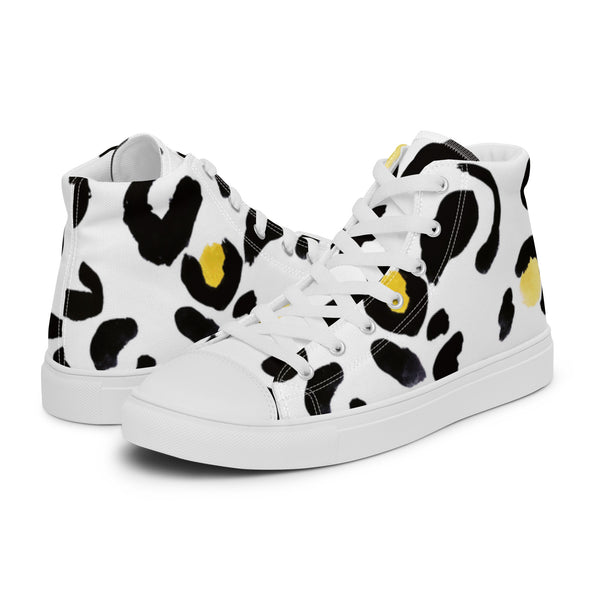HA!LO Cow Spot #103 Men’s Canvas High Top Sneakers