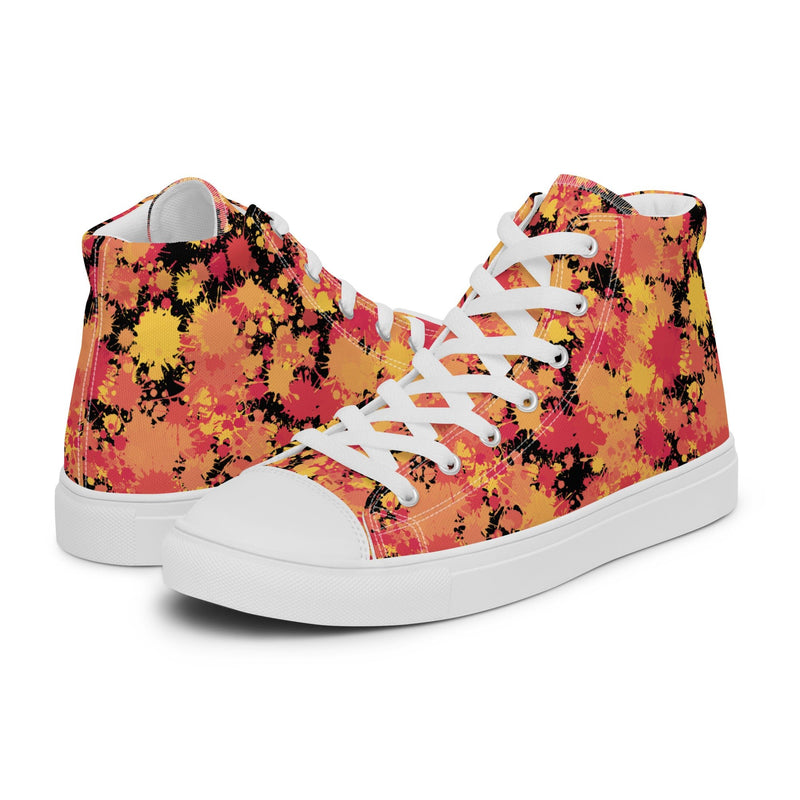 Autumn Leaf High Top #123 - Canvas High Top Sneakers | HA!LO
