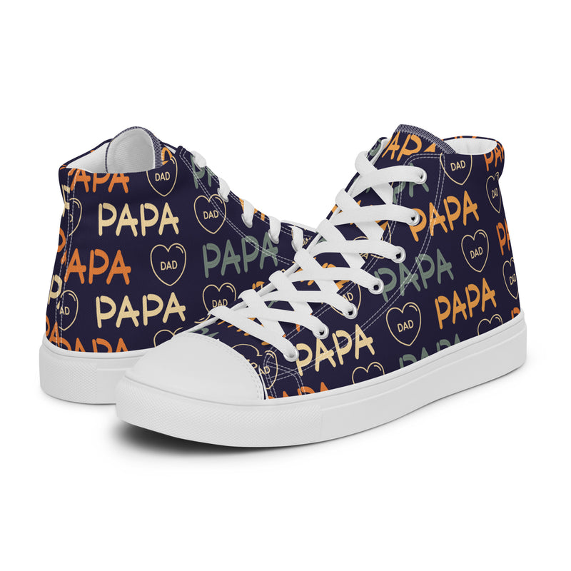 Papa Navy High Top #172 - Canvas High Top Sneakers | HA!LO