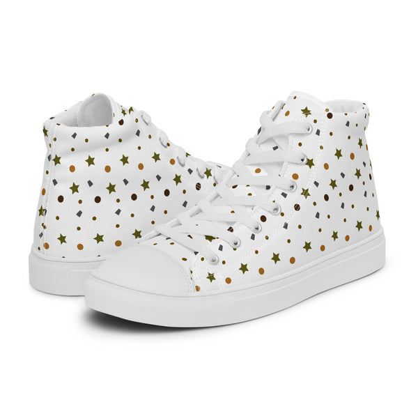 HA!LO Gold Star #206 Men’s Canvas High Top Sneakers
