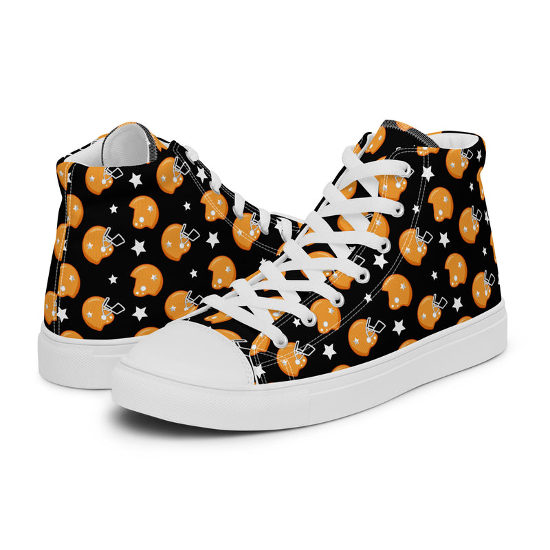 Pumpkin Night High Top #225 - Canvas High Top Sneakers | HA!LO