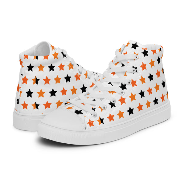 HA!LO Halloween Stars #250 Men’s Canvas High Top Sneakers