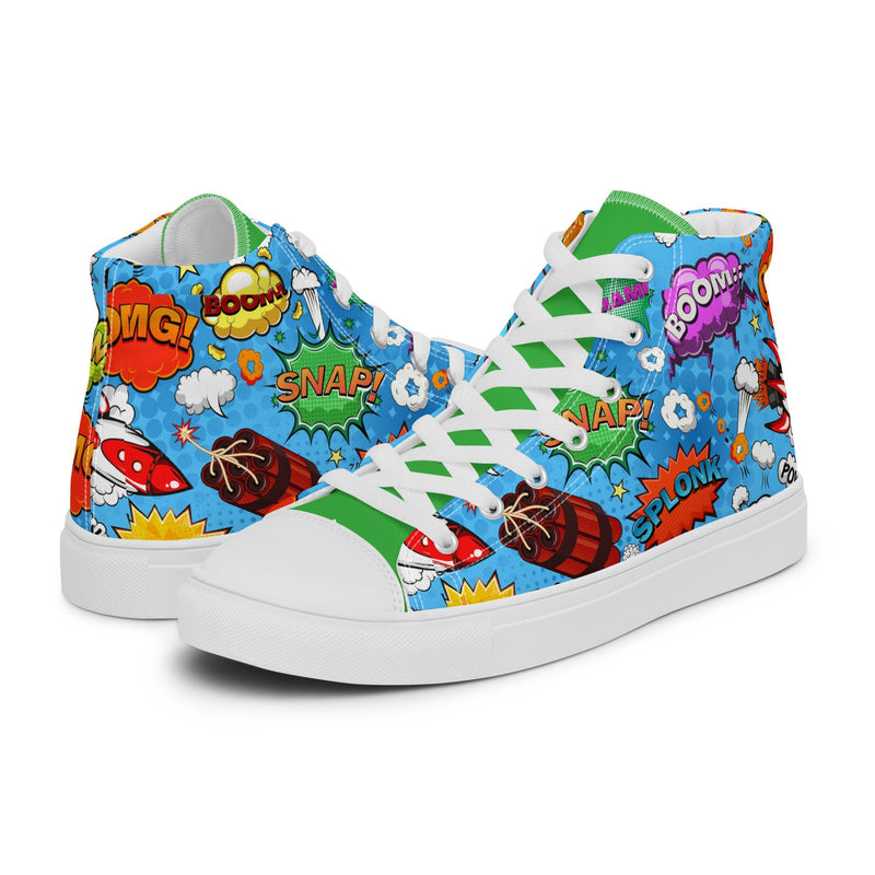 Comic OMG High Top #278 - Canvas High Top Sneakers | HA!LO