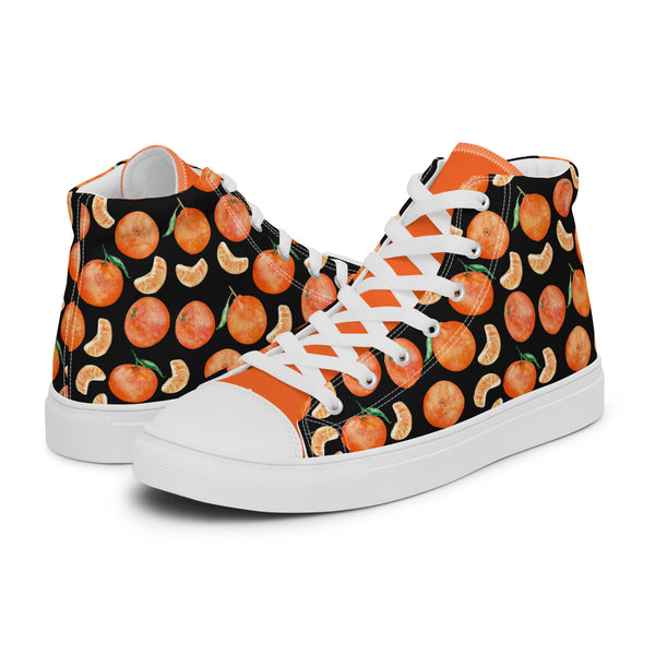 HA!LO Orange Pop #310 — Men's Canvas High Top