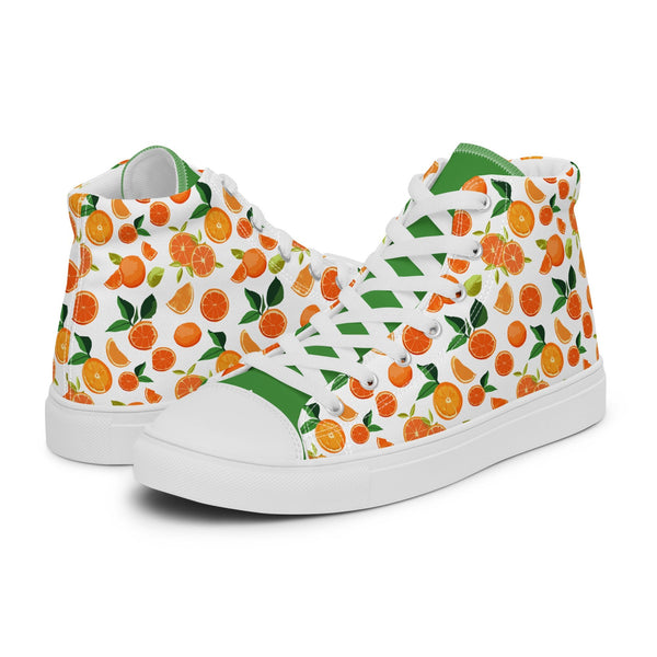 HA!LO Citrus Garden #311 — Men's Canvas High Top