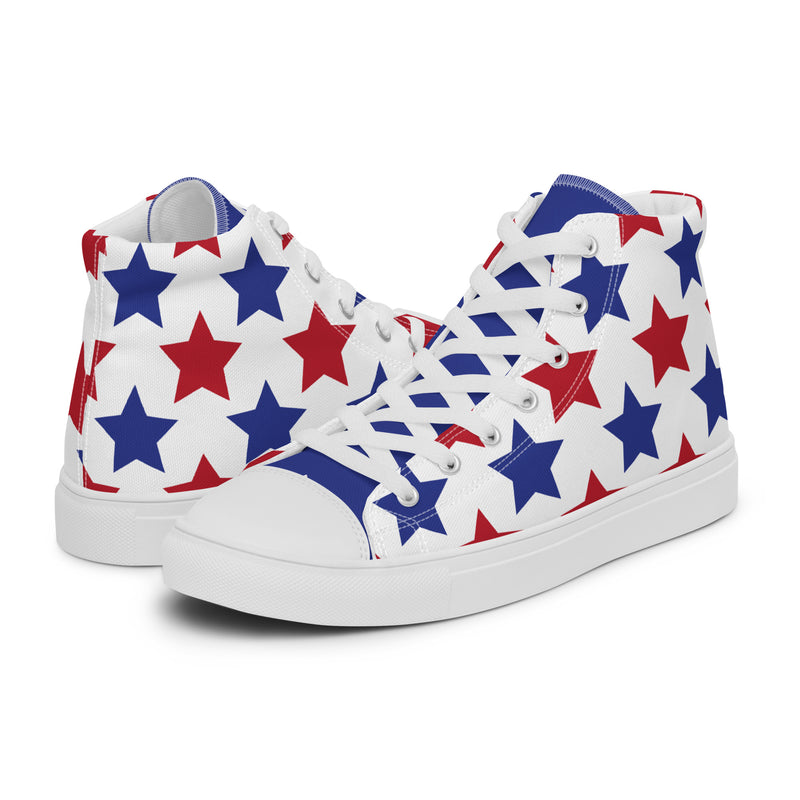 Patriot Star High Top #351 - Canvas High Top Sneakers | HA!LO