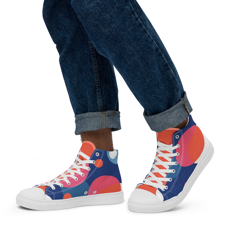HA!LO The Eye #354 — Men's Canvas High Top