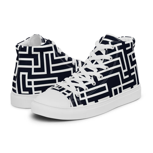 HA!LO Maze Runner #358 — Men’s Canvas High Top