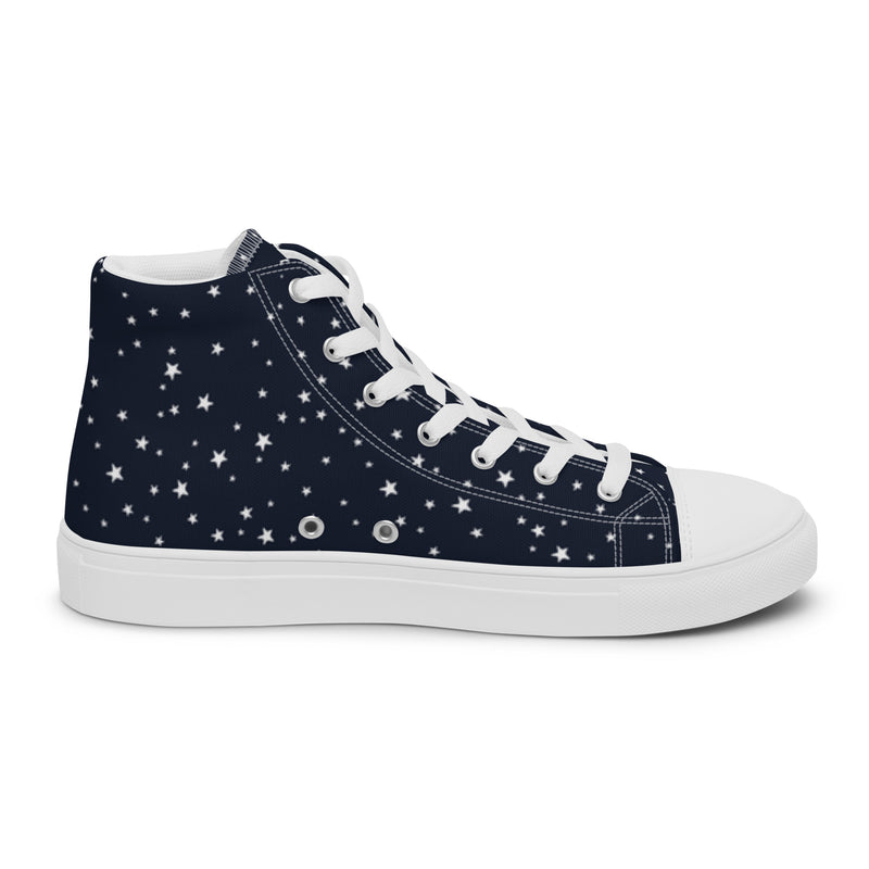 Navy Star High Top #24 - Sole Detail | HA!LO Canvas Sneakers