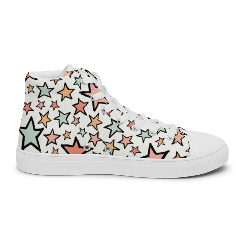 Star Party High Top #29 - Sole Detail | HA!LO Canvas Sneakers