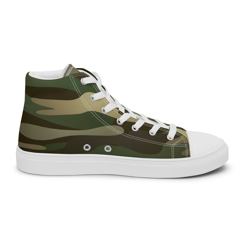 Classic Camo High Top #77 - Sole Detail | HA!LO Canvas Sneakers