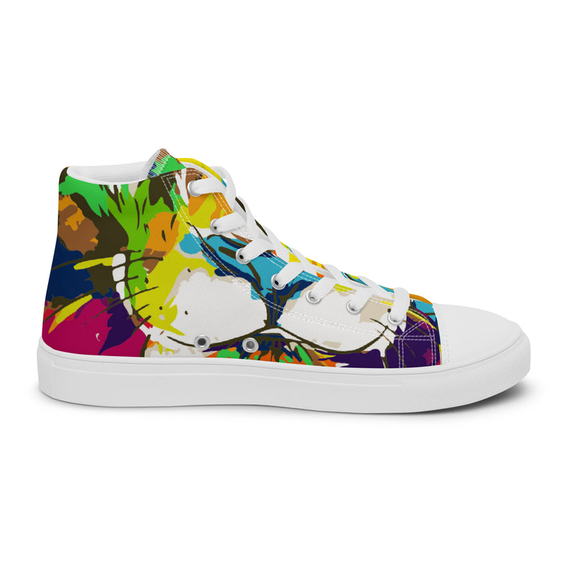 Color Splash High Top #79 - Sole Detail | HA!LO Canvas Sneakers