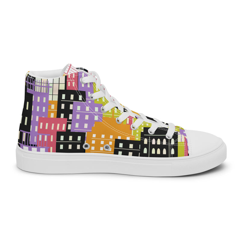 City Skyline High Top #93 - Sole Detail | HA!LO Canvas Sneakers