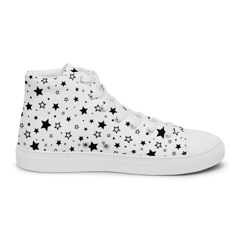 Star Scatter High Top #148 - Sole Detail | HA!LO Canvas Sneakers
