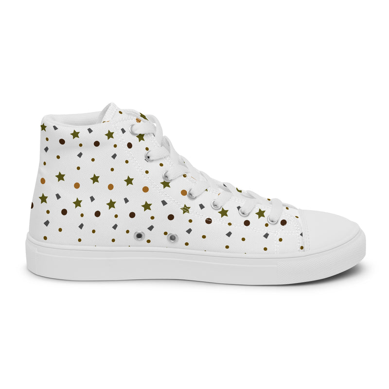 Gold Star High Top #206 - Sole Detail | HA!LO Canvas Sneakers