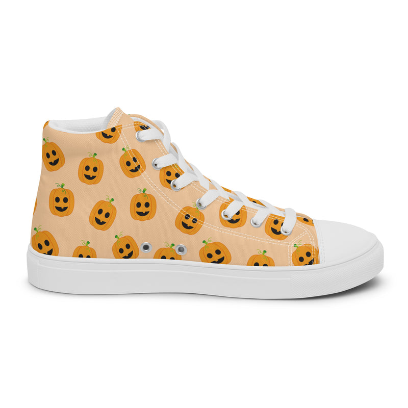 Pumpkin Patch High Top #257 - Sole Detail | HA!LO Canvas Sneakers