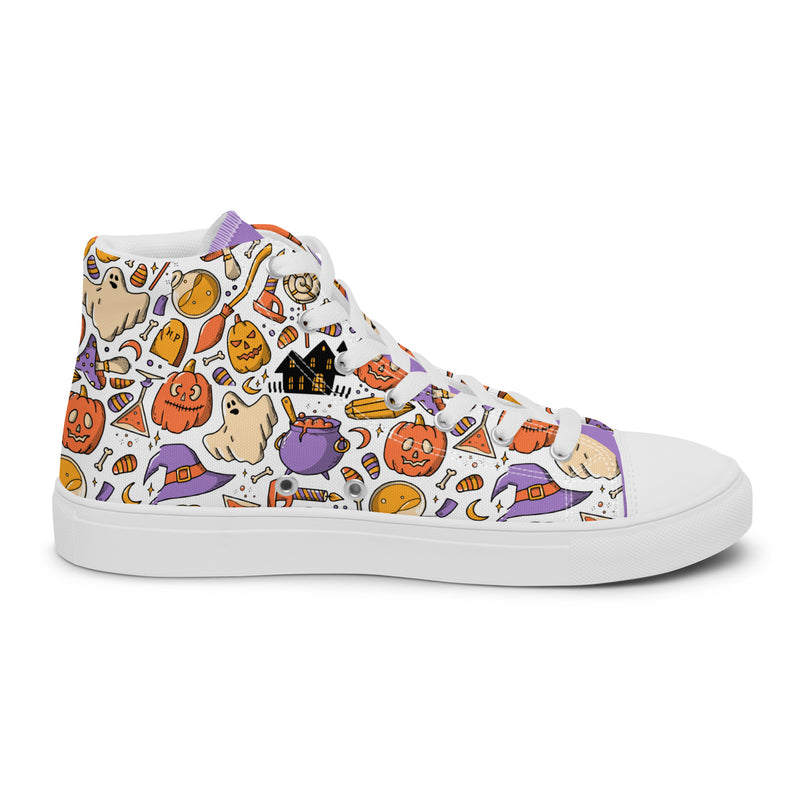 Halloween Candy High Top #269 - Sole Detail | HA!LO Canvas Sneakers