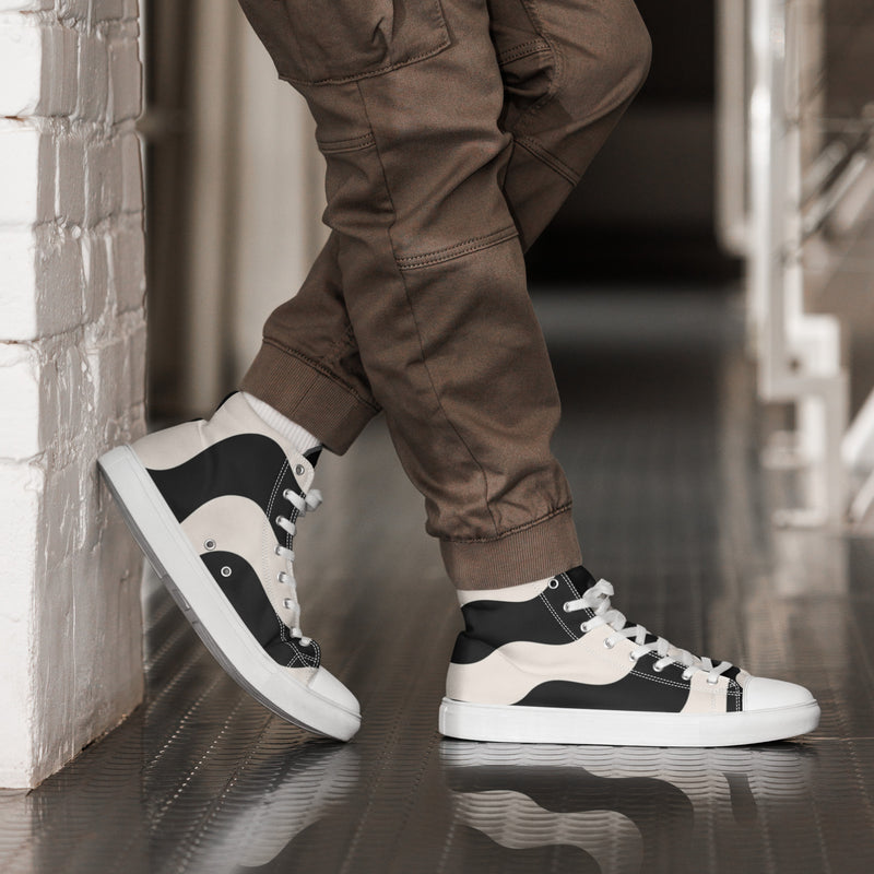 Classic Block High Top #22 - Opposite Side | HA!LO Canvas Sneakers