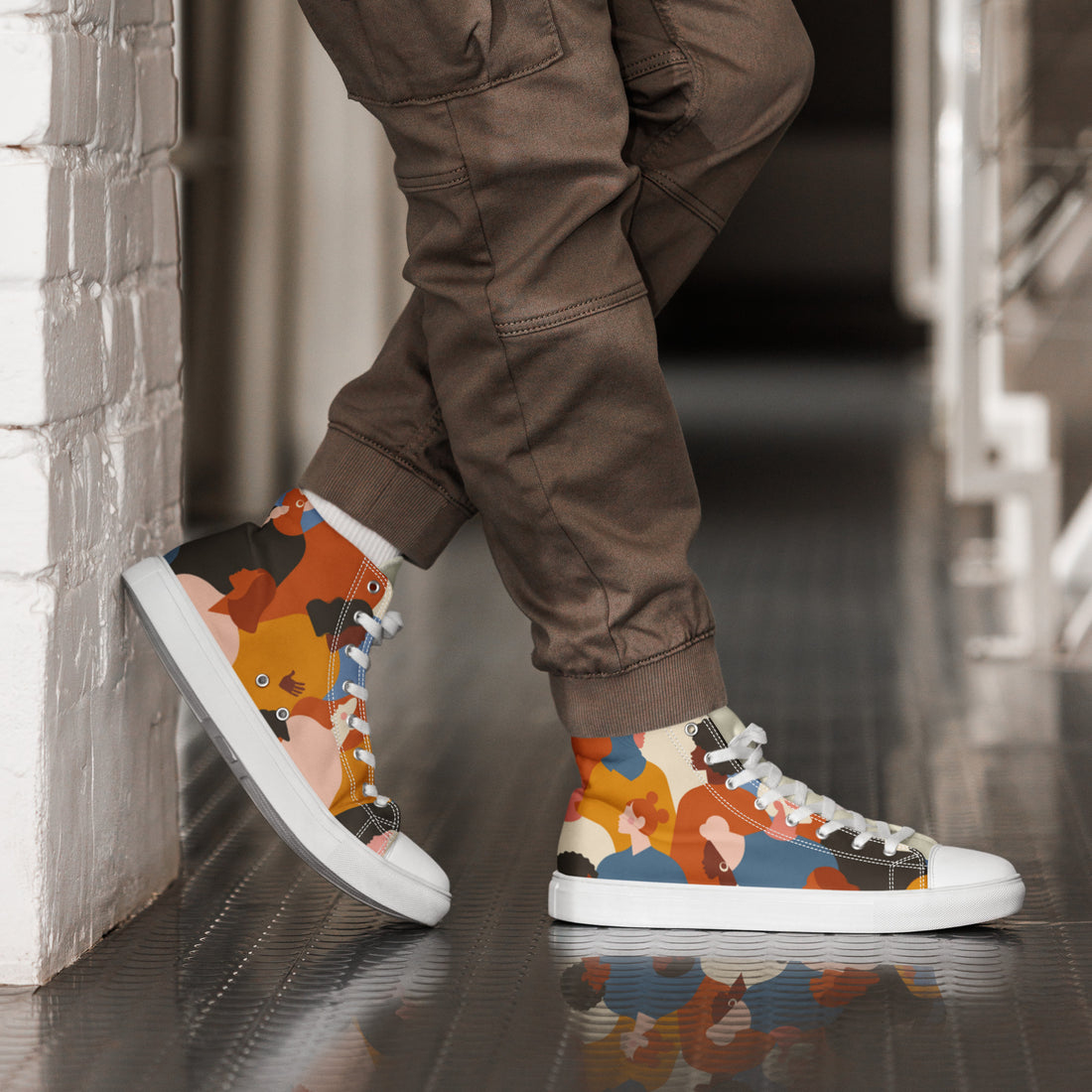 Men's High Top Sneakers 32 - ShipSneakers.com