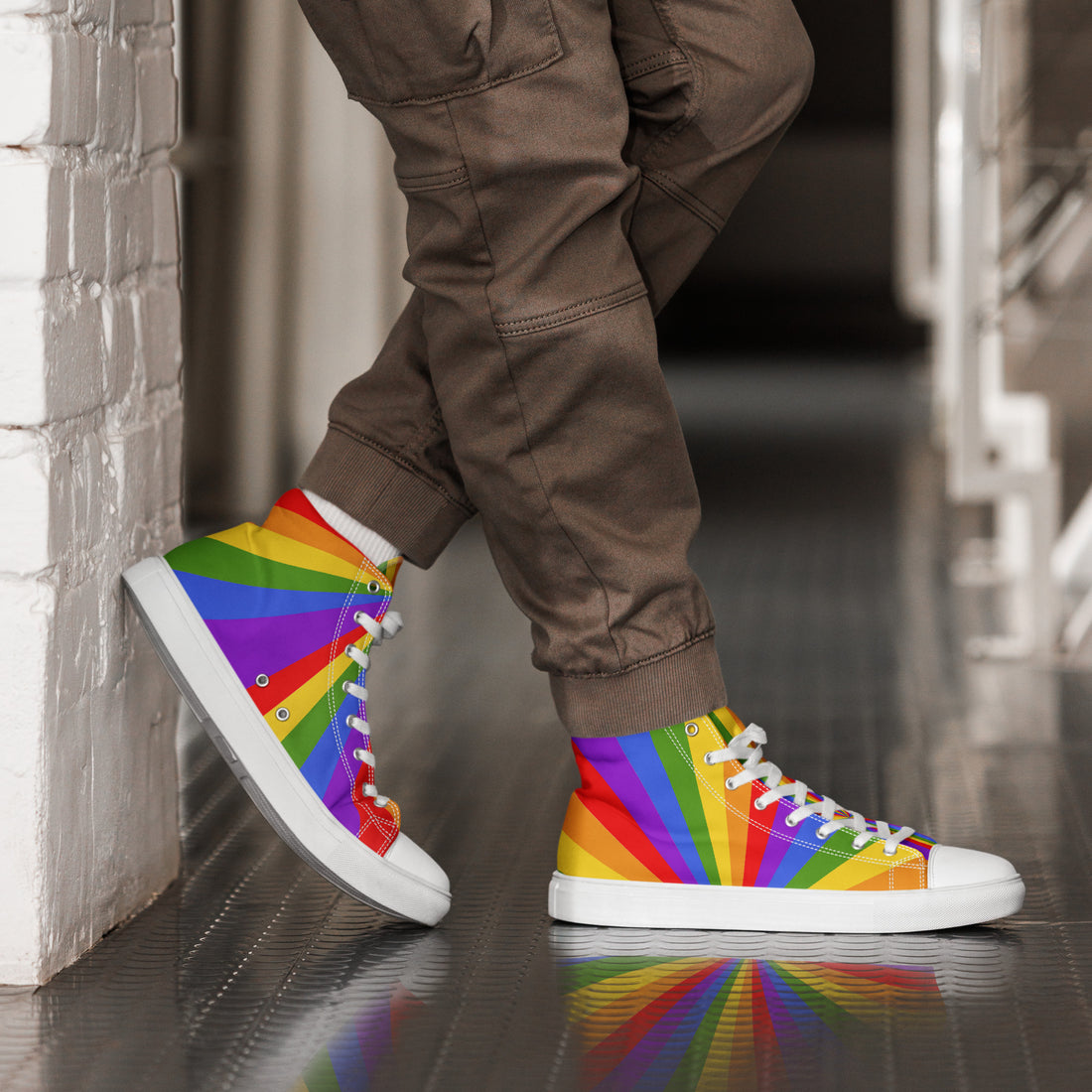 Men's High Top Sneakers 38 - ShipSneakers.com