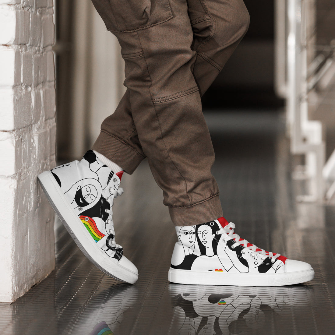Men's High Top Sneakers 87 - ShipSneakers.com