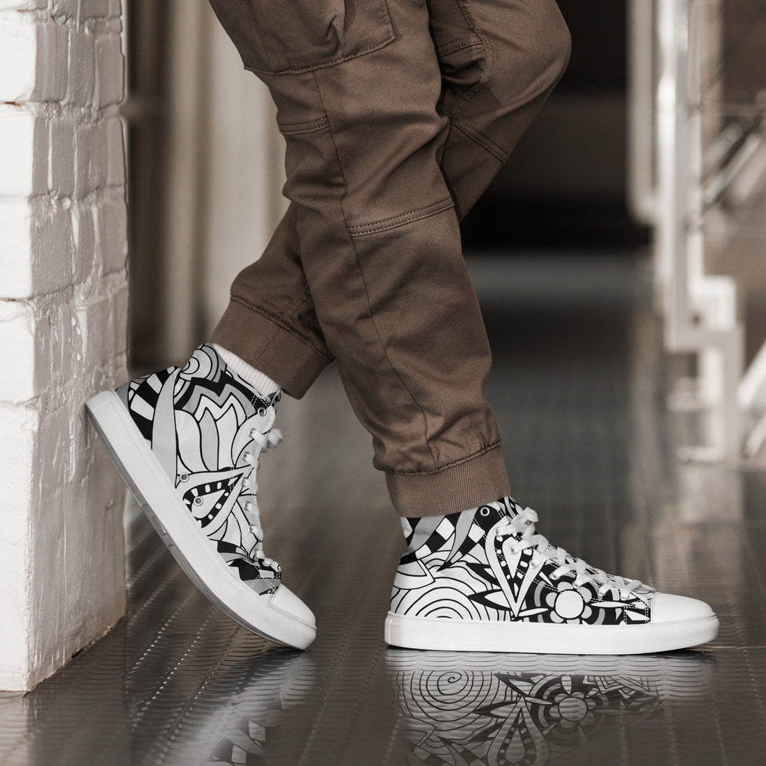 Men's High Top Sneakers 89 - ShipSneakers.com