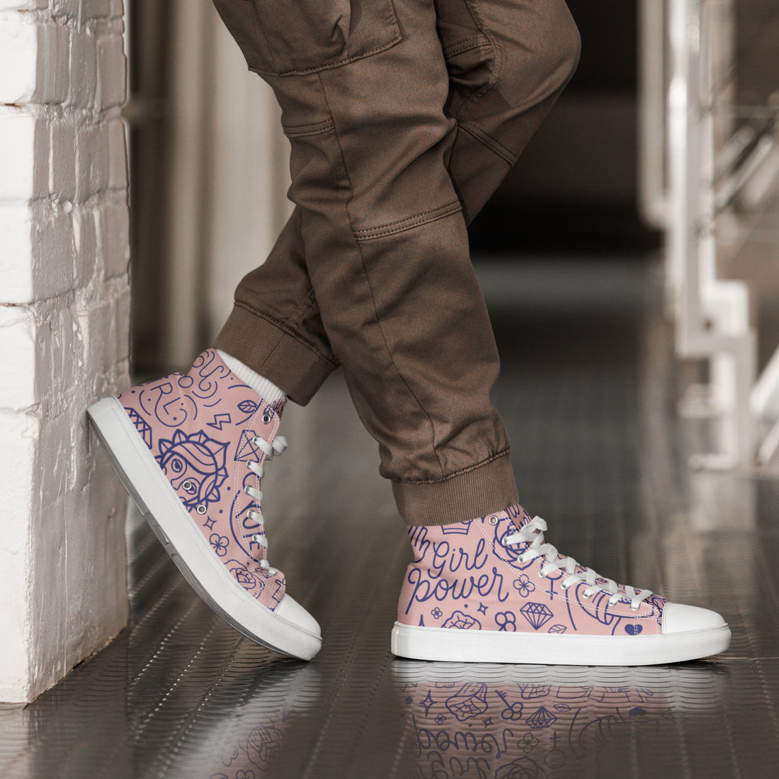 Men's High Top Sneakers 106 - ShipSneakers.com