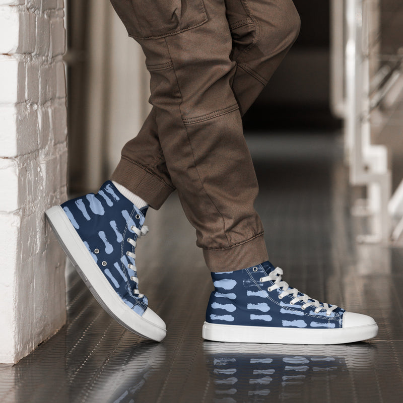 Cloud Nine High Top #107 - Opposite Side | HA!LO Canvas Sneakers