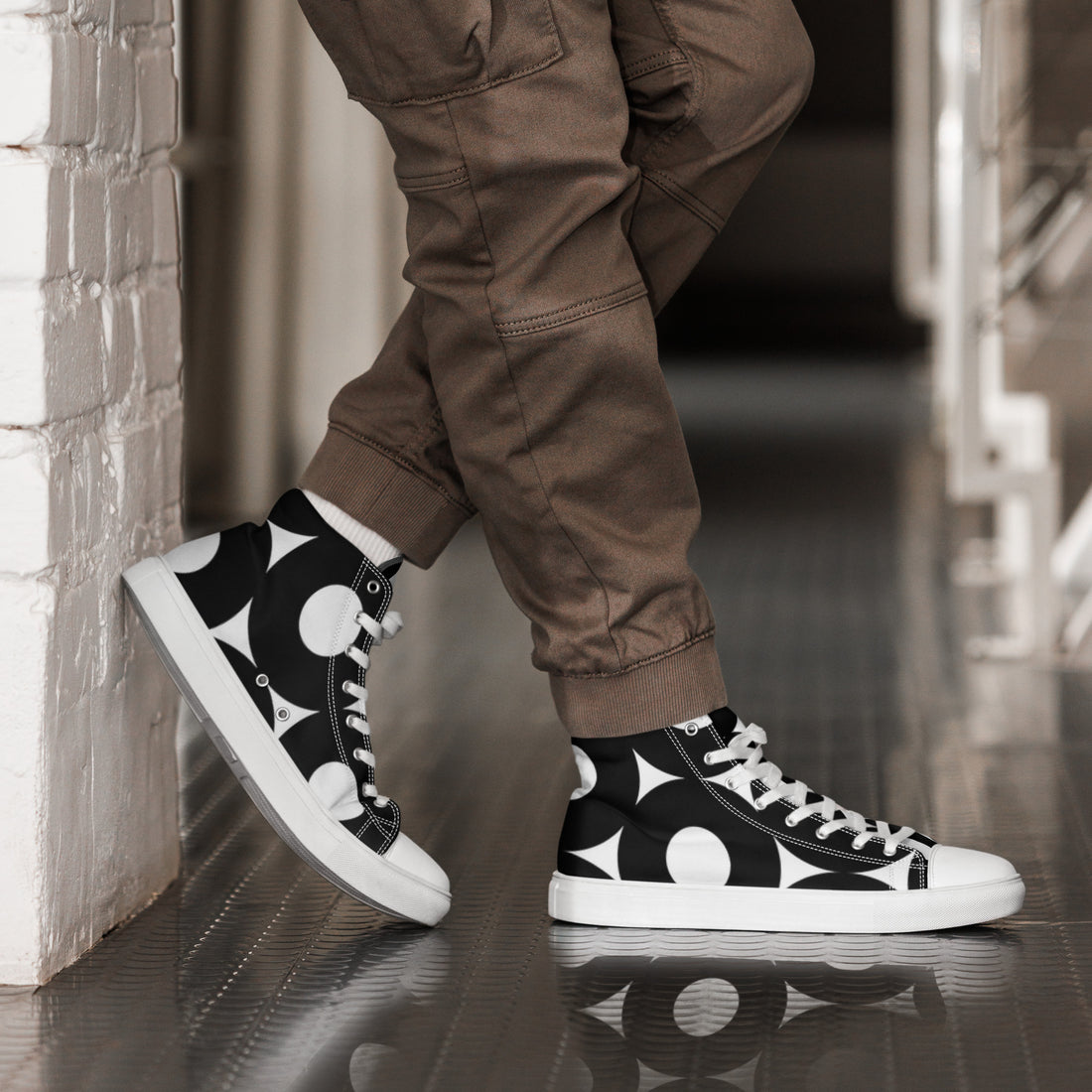 Men's High Top Sneakers 113 - ShipSneakers.com