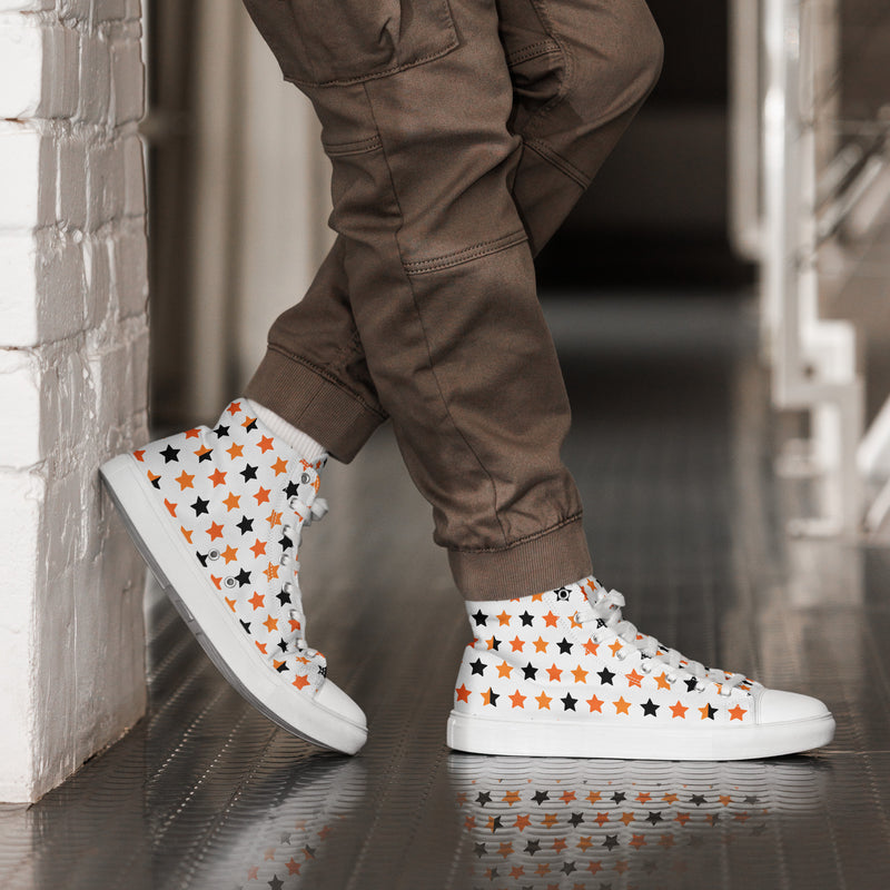 Halloween Stars High Top #250 - Opposite Side | HA!LO Canvas Sneakers