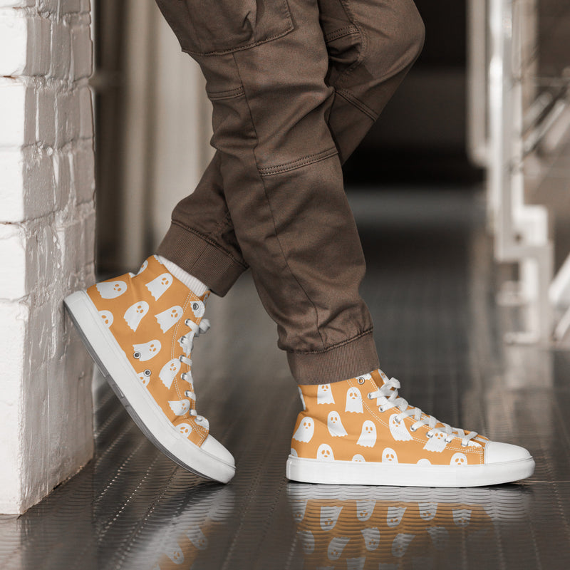 Ghost Party High Top #258 - Opposite Side | HA!LO Canvas Sneakers
